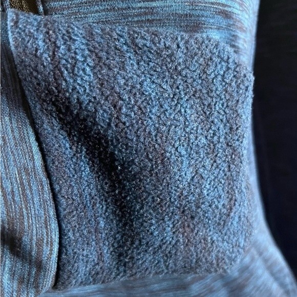 GapFit heathered blue half zip pullover workout top size medium - Picture 5 of 10